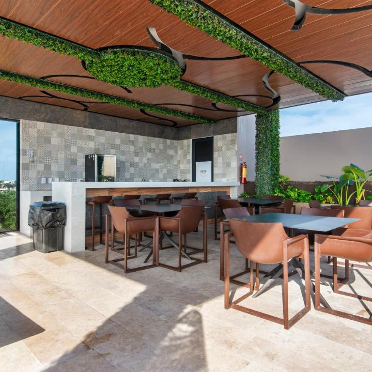 Vibra Bonito - Boho Chic Studio with Rooftop & Infinite Pool - Estudio Deluxe con cama grande - 8