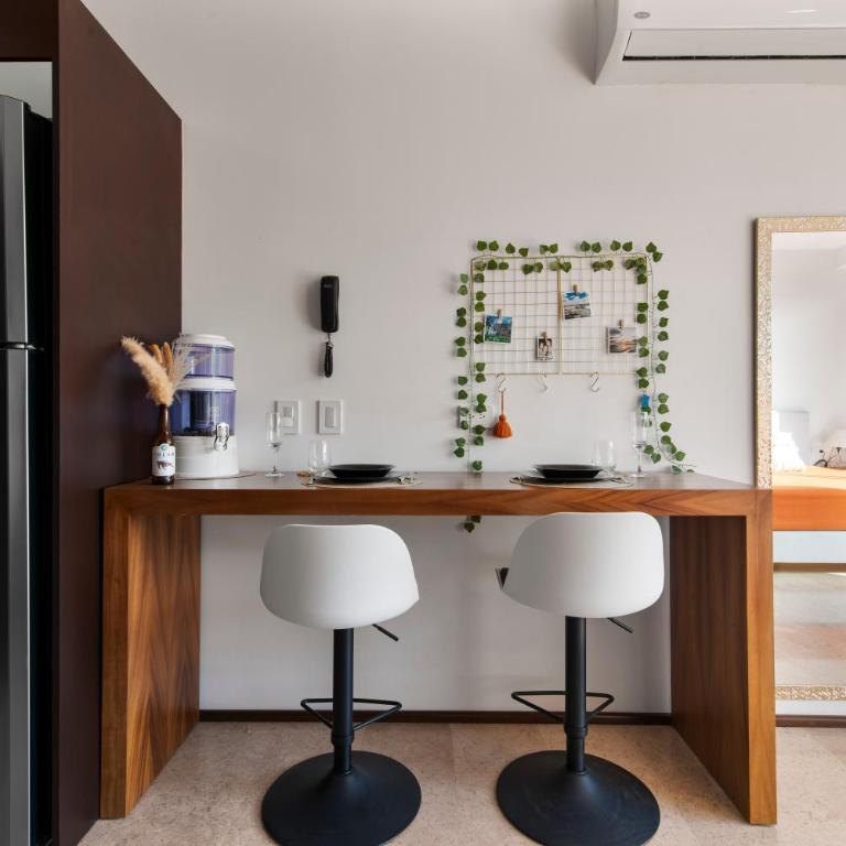 Vibra Bonito - Boho Chic Studio with Rooftop & Infinite Pool - Estudio Deluxe con cama grande - 4