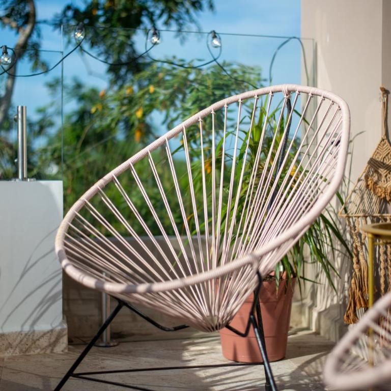 Vibra Bonito - Boho Chic Studio with Rooftop & Infinite Pool - Estudio Deluxe con cama grande - 17