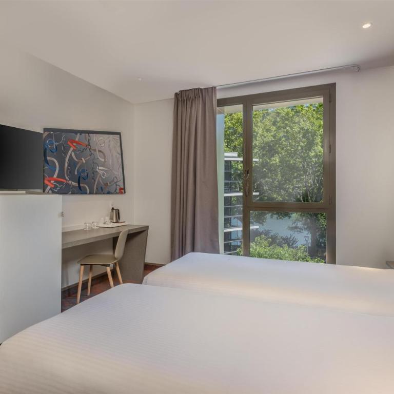 Spark by Hilton Lyon Park Saone - Chambre Lits Jumeaux - Vue sur Rivière - 1
