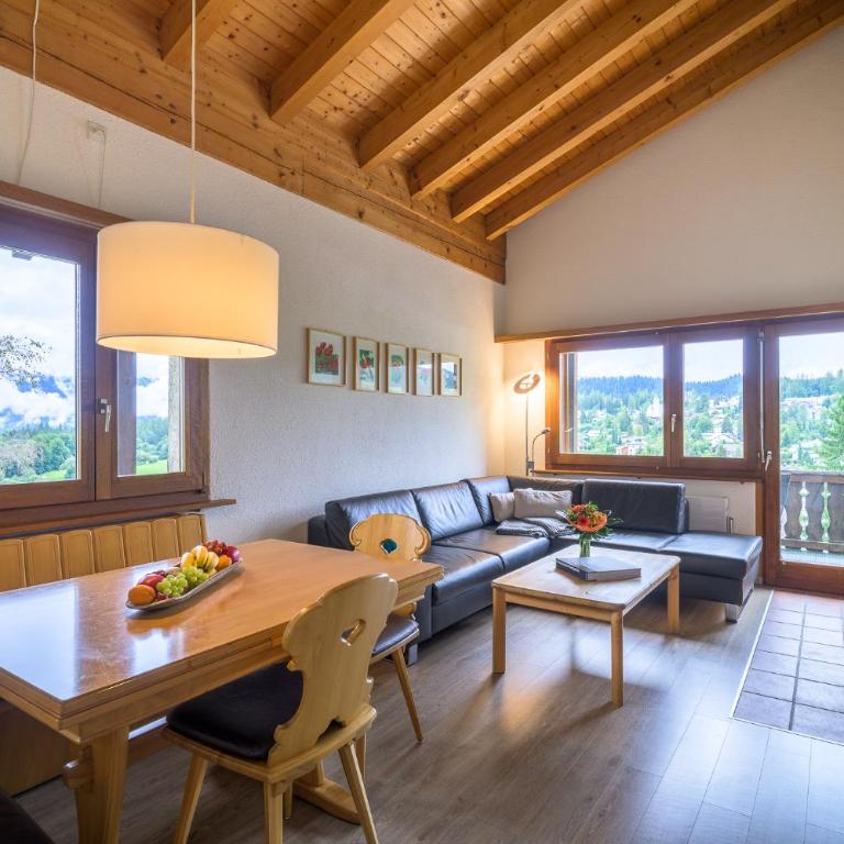 Edelweiss Ferienwohnung, Attica Muntognas - Apartment mit Blick auf die Berge - 1