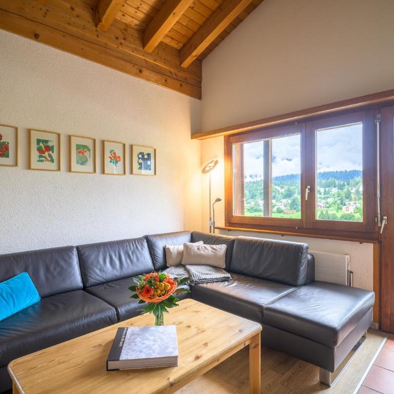 Edelweiss Ferienwohnung, Attica Muntognas - Apartment mit Blick auf die Berge - 5