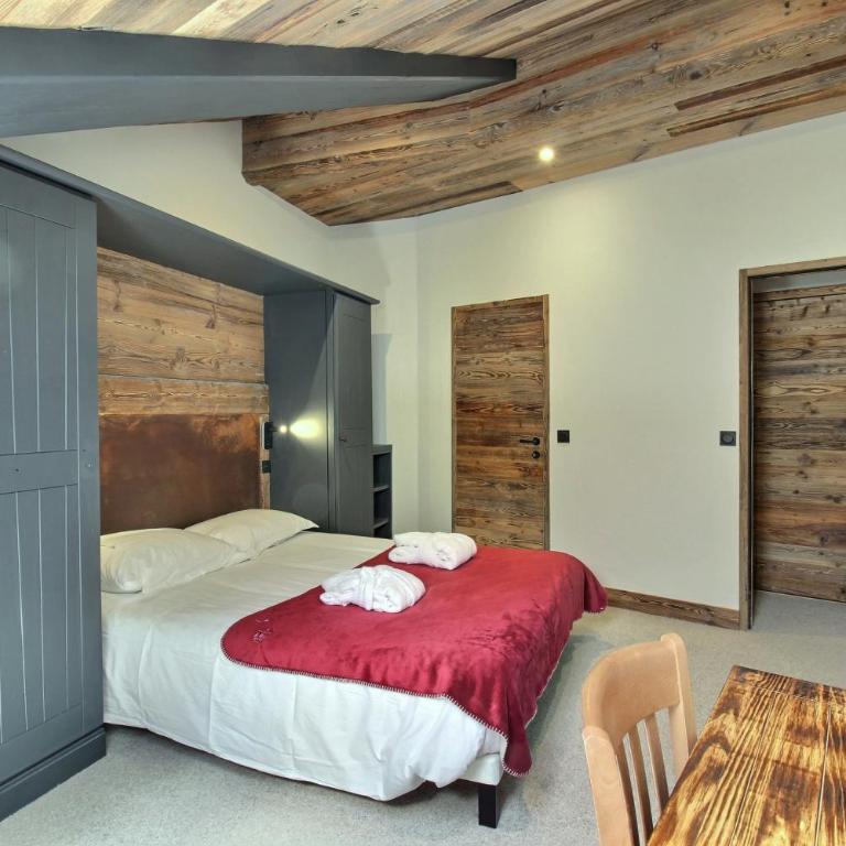 ARC 1950 - Appartement 10 personnes Duplex Cheminée - ski aux pieds - Sauna, Hammam, Jacuzzi, Piscine - Apartamento de 3 dormitorios con vistas a las montañas - 23