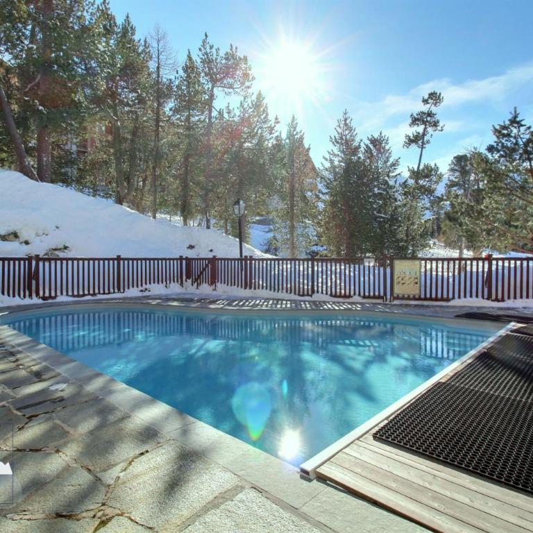 ARC 1950 - Appartement 10 personnes Duplex Cheminée - ski aux pieds - Sauna, Hammam, Jacuzzi, Piscine - Apartamento de 3 dormitorios con vistas a las montañas - 34