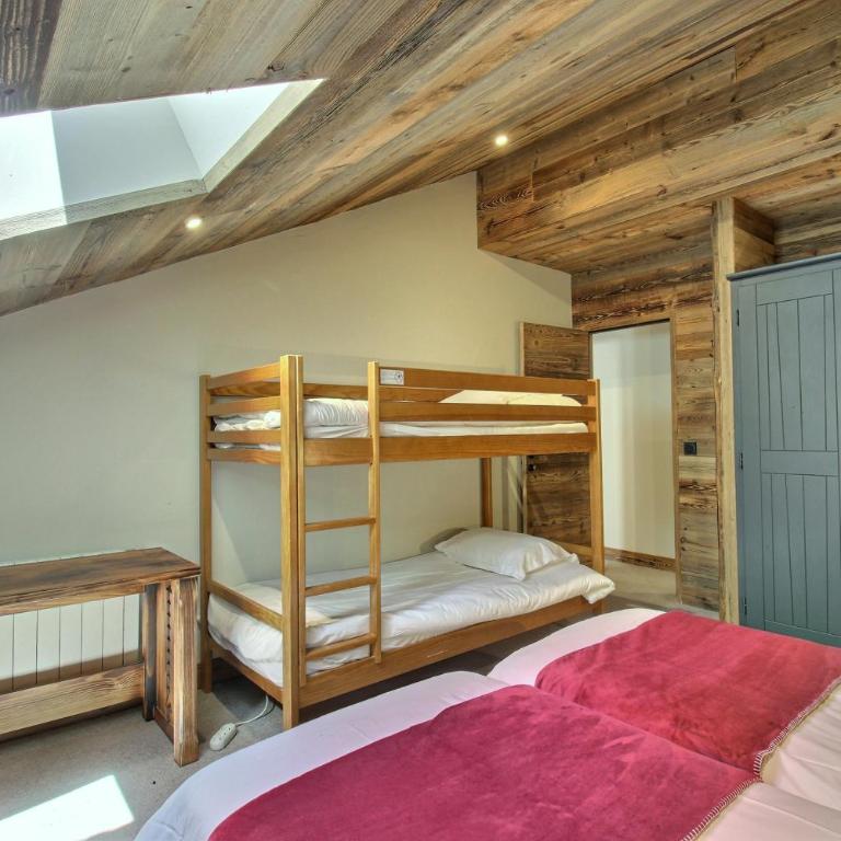 ARC 1950 - Appartement 10 personnes Duplex Cheminée - ski aux pieds - Sauna, Hammam, Jacuzzi, Piscine - Apartamento de 3 dormitorios con vistas a las montañas - 31