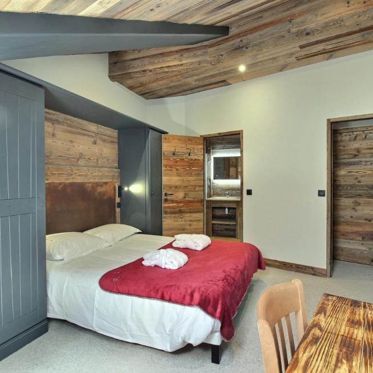 ARC 1950 - Appartement 10 personnes Duplex Cheminée - ski aux pieds - Sauna, Hammam, Jacuzzi, Piscine - Apartamento de 3 dormitorios con vistas a las montañas - 22