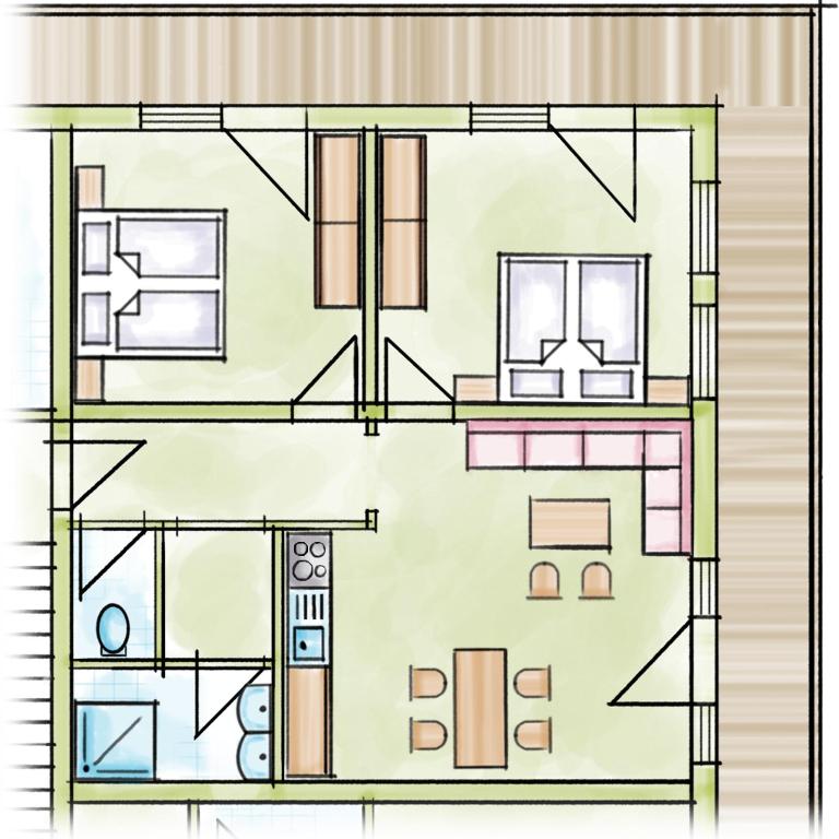 Sauschneid Hof - Appartement 2 Chambres - 6
