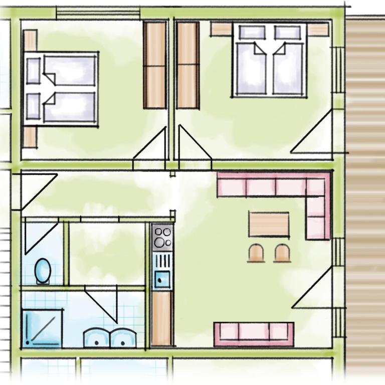 Sauschneid Hof - Appartement 2 Chambres - 4