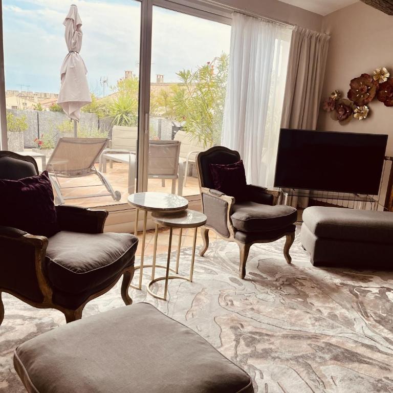 Villa des Arches - Deluxe Apartment mit 2 Schlafzimmern - 12