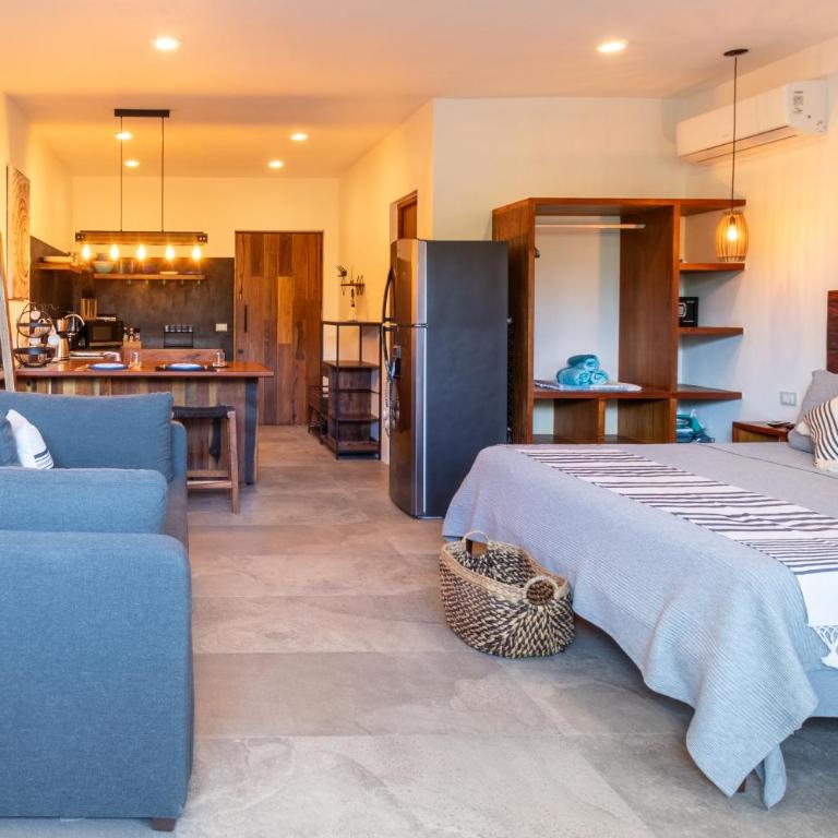 TULUM XAMIRA PRIVATE SPA Balcony - Estudio con cama extragrande y sofá cama - 5