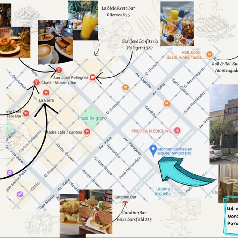 Monoambiente en alquiler temporario - Apartamento de 1 dormitorio - 10