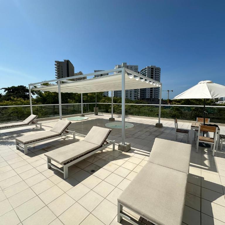 Hermoso Apartamento con vista a la montaña en santamarta magdalena - One-Bedroom Apartment - 11