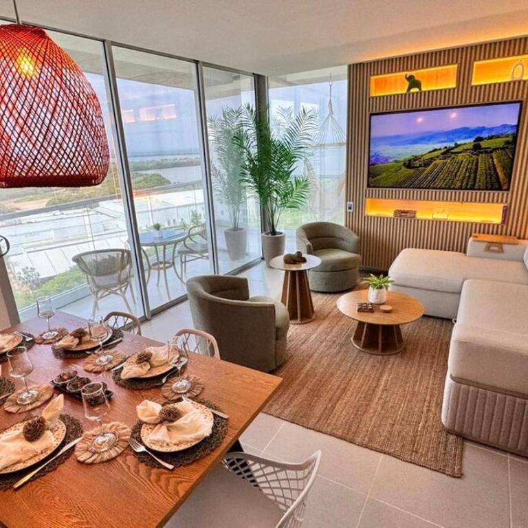 Amplio Apartamento Familiar con vista al Mar en Cartagena - Three-Bedroom Apartment with Sea View - 4