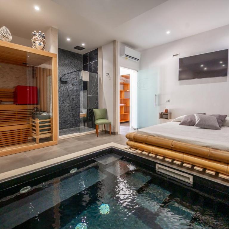 Villa Carmiano b&b Luxury bedrooms in Avola in the province of Syracuse with room with swimming pool - Suite Deluxe - 5