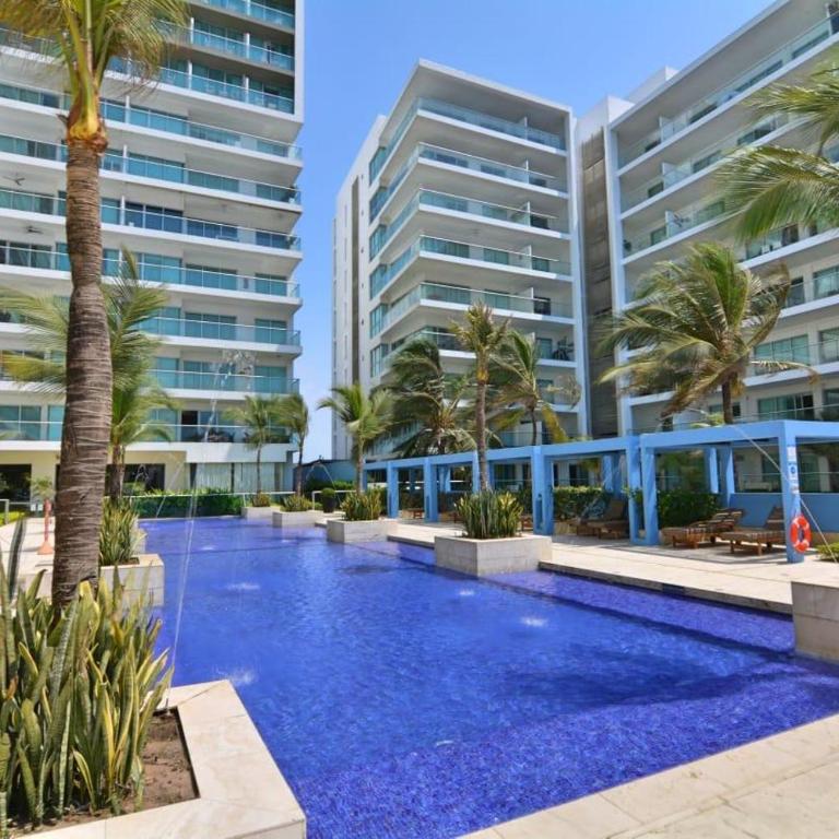 Cartagena Morros Ultra con terraza y piscina - Two-Bedroom Apartment - 2