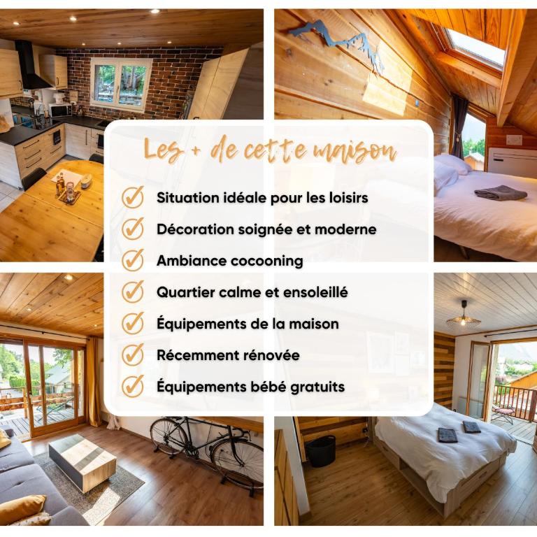 La maison d'Albane Briançon Serre Chevalier Vallée 5 personnes - Maison 3 Chambres - 2