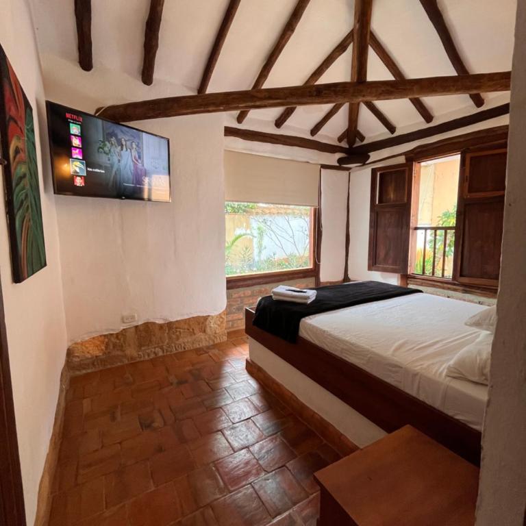 Eco-Hotel Casa de Oracion Barichara "Pet friendly" - Habitación Triple Deluxe - 6
