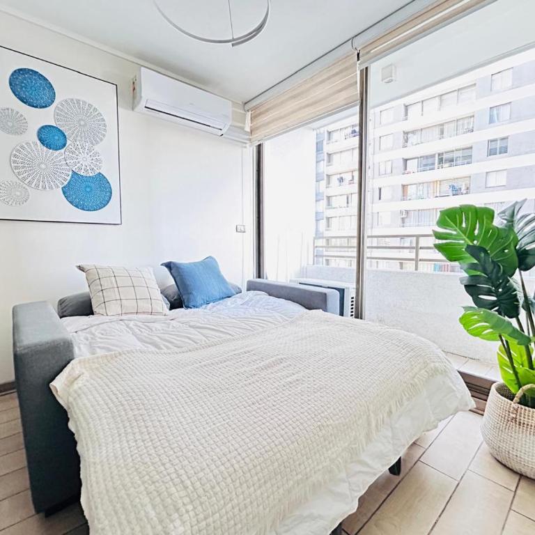 Departamento 1D-1B hasta 4 personas, Parking, AC, Calefaccion - Apartamento de 1 dormitorio - 4