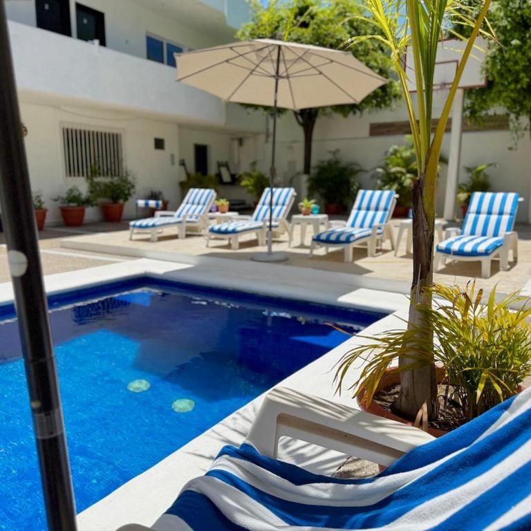 Alojamiento a pocas calles de la playa - Two-Bedroom Apartment - 17