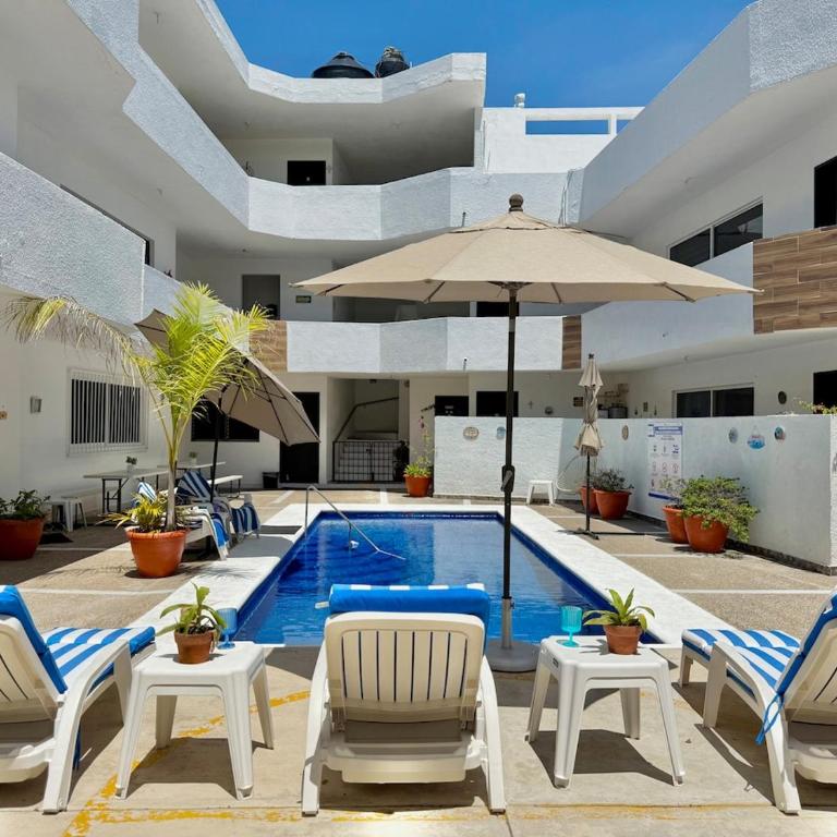 Alojamiento a pocas calles de la playa - Two-Bedroom Apartment - 29