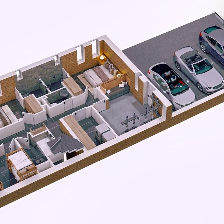 Chalet d'exception au Corbier pour 14 pers., WiFi, Parking - Chalet 3 Chambres - 3