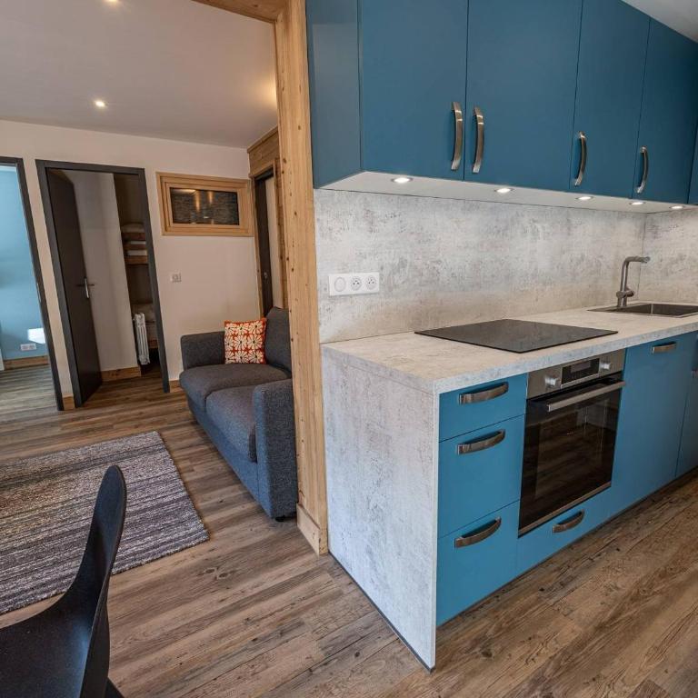 Bel appartement rénové à Plagne Bellecôte pour 7 personnes, proche télécabine - Appartement 3 Chambres - 8