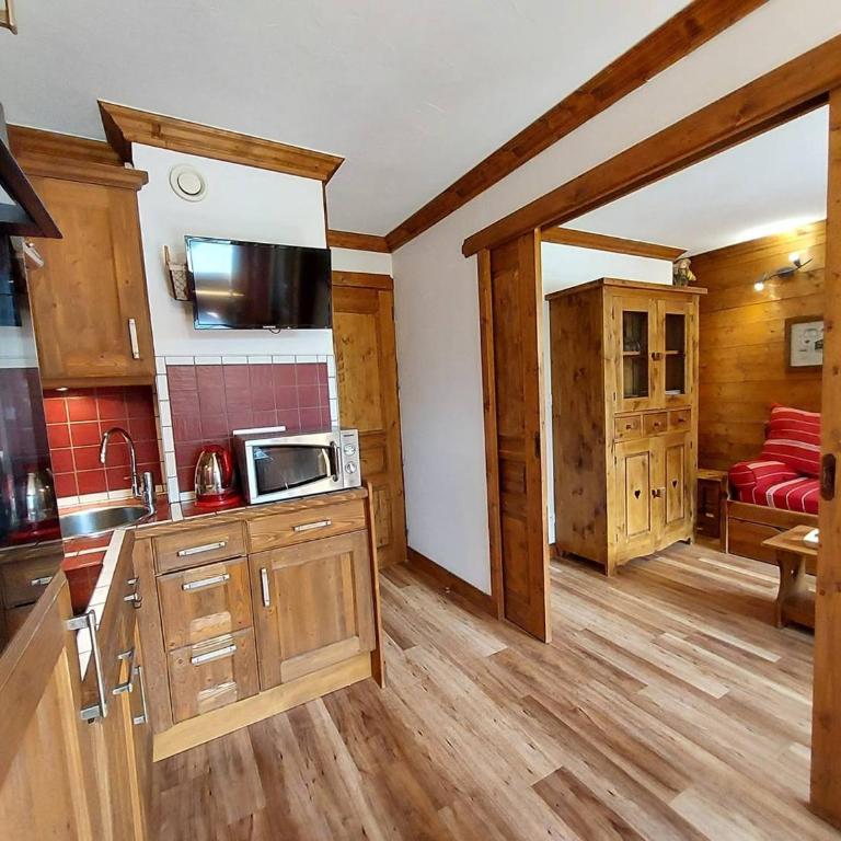 Studio divisible 4 pers. rénové proche pistes Valmorel - FR-1-356-543 - Apartment - 1