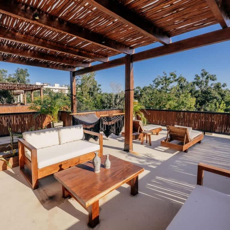Villa Selva Tulum - 4BR Jungle Retreat with Pool & Rooftop - Villa - 8