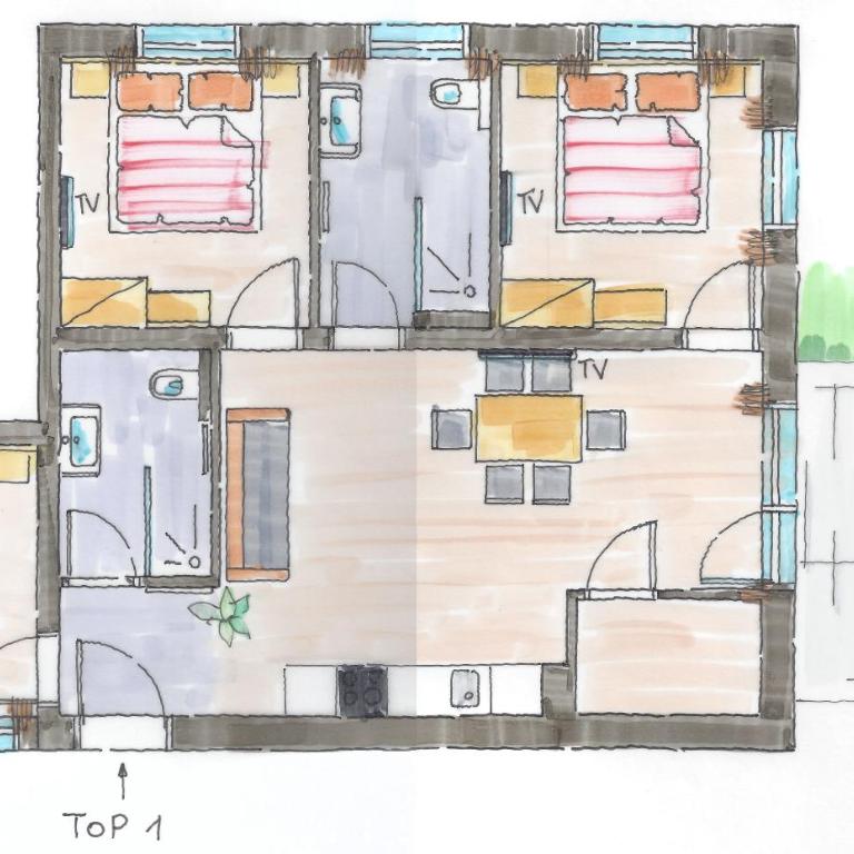 Art Apart Nomay Summercard Blick Top of Salzburg - Apartment mit 3 Schlafzimmern - 12