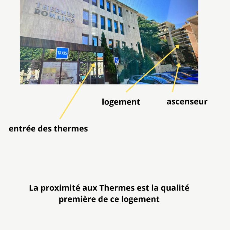 Charmant logement entre mer et montagne idéal pour cure thermale - Appartement 1 Chambre - 12