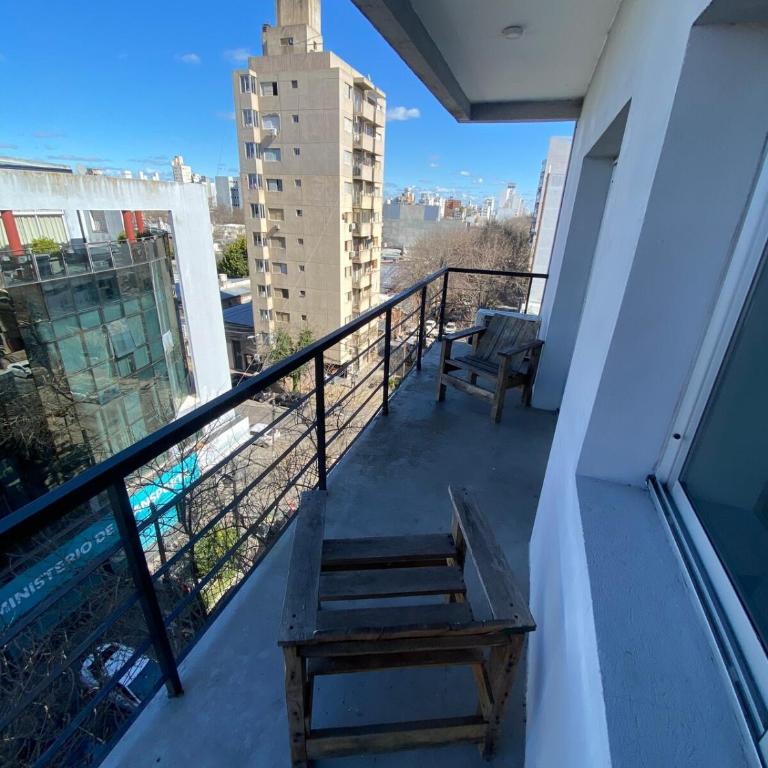 Moderno departamento con balcón cerca de Plaza Moderno - Apartamento de 1 dormitorio - 12