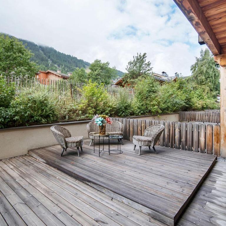 Appartement 4 à la Ferme des Lanches au Praz - Three-Bedroom Apartment with Balcony - 13