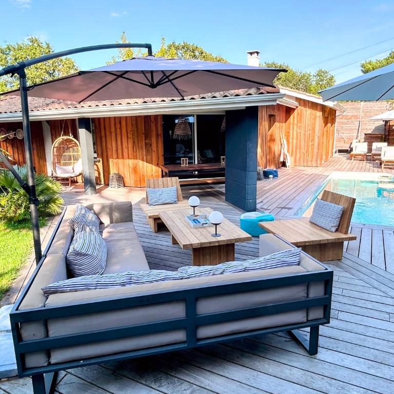 Villa proche Golf d'Arcachon avec piscine chauffée - Villa - 34