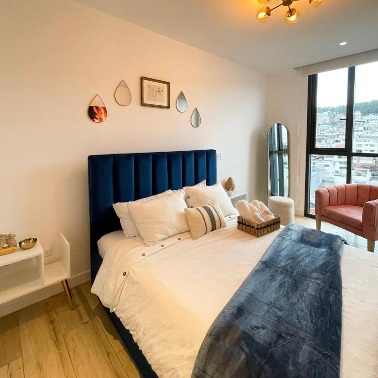 Stunning high-rise apartment with panoramic view, Jacuzzi, gym, Near Carolina Park, Atahualpa Stadium, Quicentro Shopping - Two-Bedroom Apartment - 3