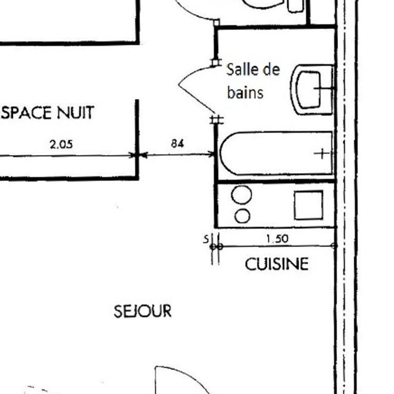 Appartement au pied des pistes, parking, 4/5 pers. - FR-1-455-82 - Appartement (4 Adultes) - 5