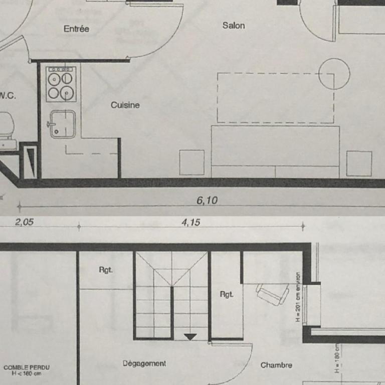Duplex cosy 4 pers. orienté sud, accès rapide pistes - FR-1-455-178 - Appartement (4 Adultes) - 9