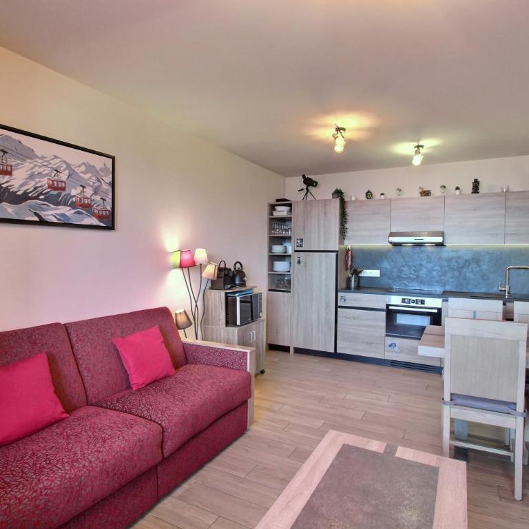 ARC 1600, Résidence Premium LE RIDGE, Appartement 07 personnes Vue Montagne - Ski aux pieds - Sauna, Hammam, Piscine intérieure chauffée, Salle de sport & fitness - Appartamento con 2 Camere da Letto e con Vista Montagna - 25