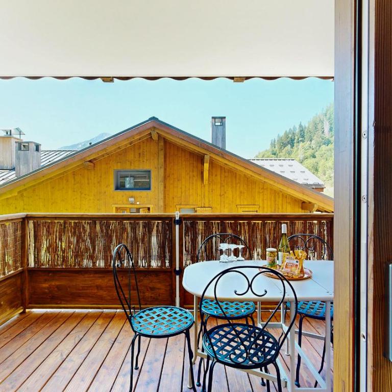 Foot of slopes, South terrasse, 6 pers - Appartement 2 Chambres avec Balcon et Terrasse - 34