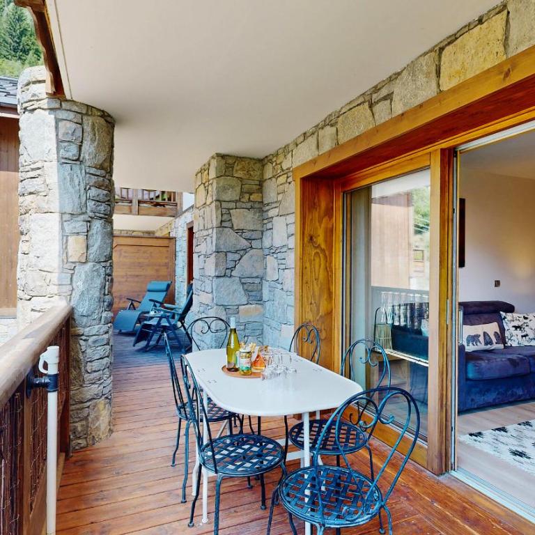 Foot of slopes, South terrasse, 6 pers - Appartement 2 Chambres avec Balcon et Terrasse - 37