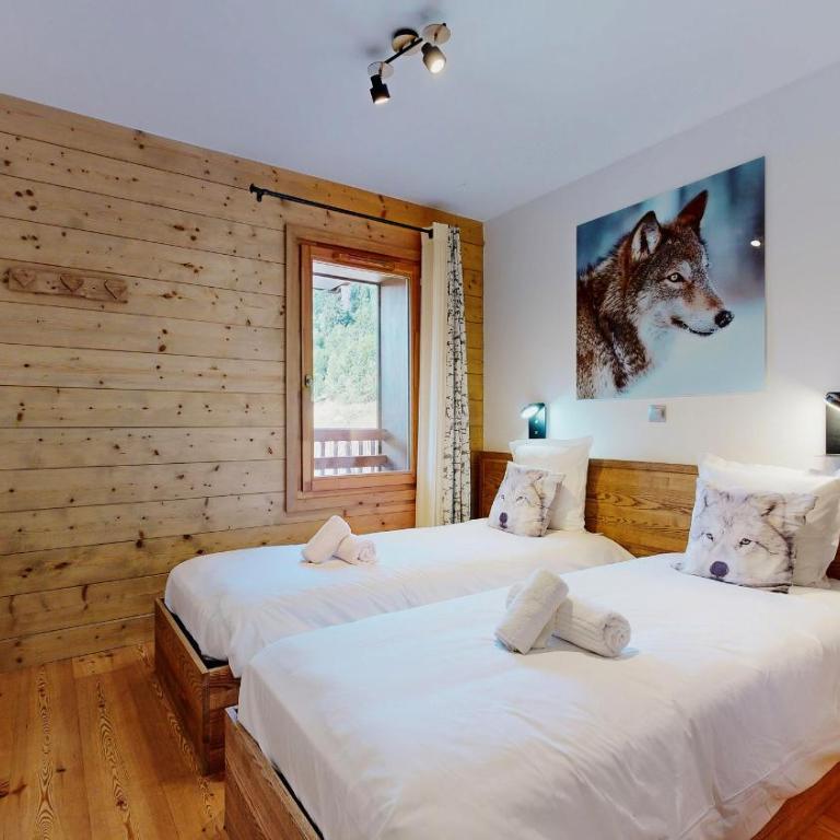 Foot of slopes, South terrasse, 6 pers - Appartement 2 Chambres avec Balcon et Terrasse - 6