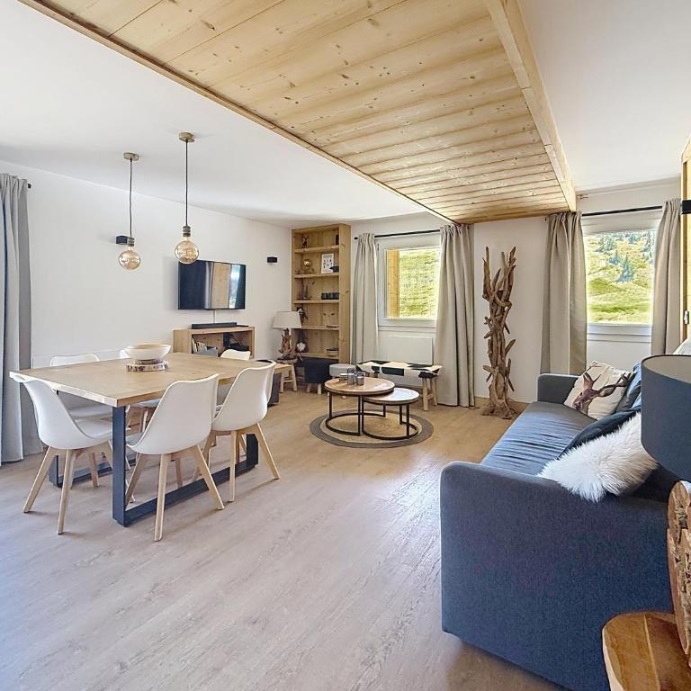 Le Chaberton - Les Tanières de Montgenèvre - Appartement 6 à 8 personnes front de neige - Apartamento Deluxe de 3 dormitorios - 8