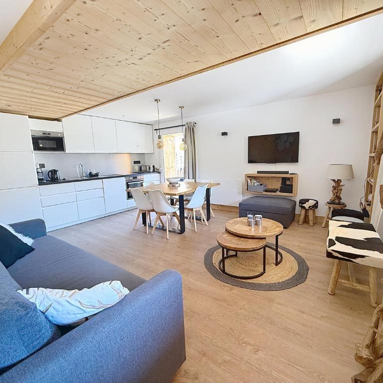 Le Chaberton - Les Tanières de Montgenèvre - Appartement 6 à 8 personnes front de neige - Apartamento Deluxe de 3 dormitorios - 23