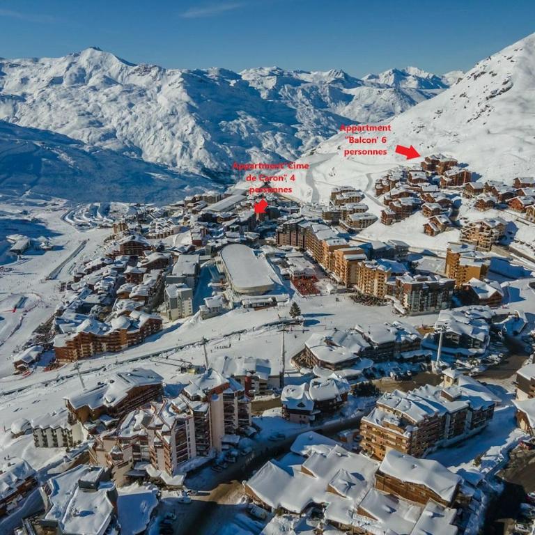 Les Balcons - Apartement 6 personnes Cosy - 4 flocons Or- Valthosun - Appartement 2 Chambres - 3