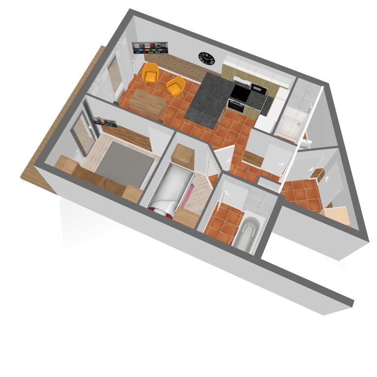 Les Balcons - Apartement 6 personnes Cosy - 4 flocons Or- Valthosun - Appartement 2 Chambres - 25