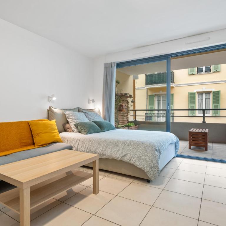 Cozy studio with terrace, Monaco and beach 5 min away - Appartement 2 Chambres - 5