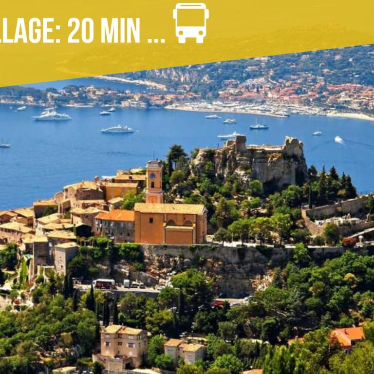 Cozy studio with terrace, Monaco and beach 5 min away - Appartement 2 Chambres - 32