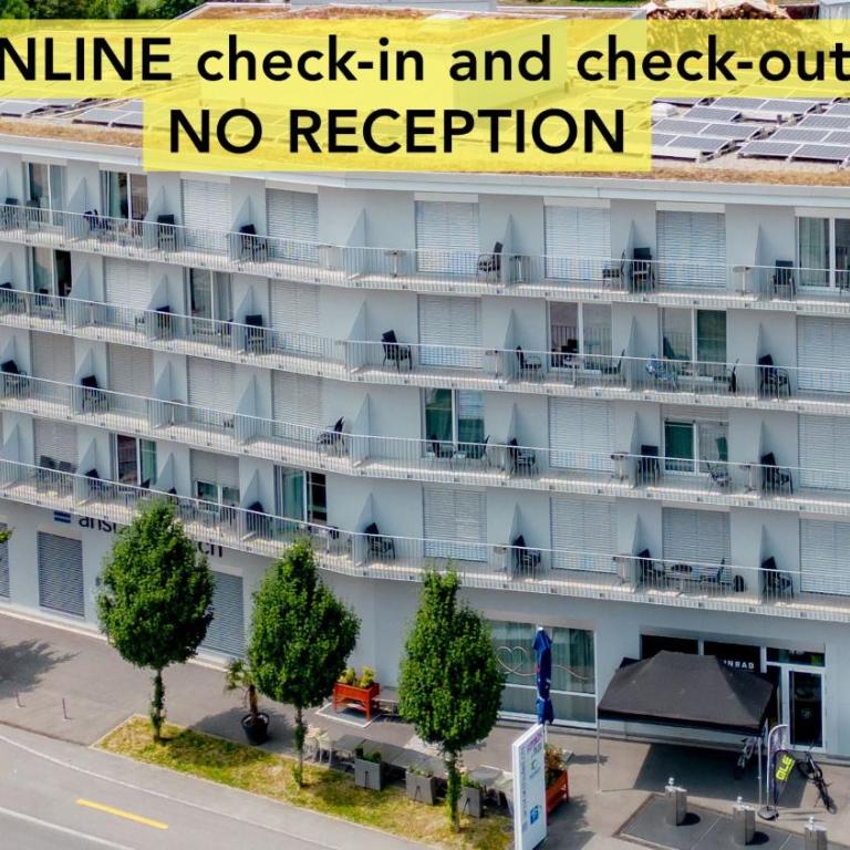 Anstatthotel Horw - app self-check-in - Standard Studio mit 2 Einzelbetten - 2