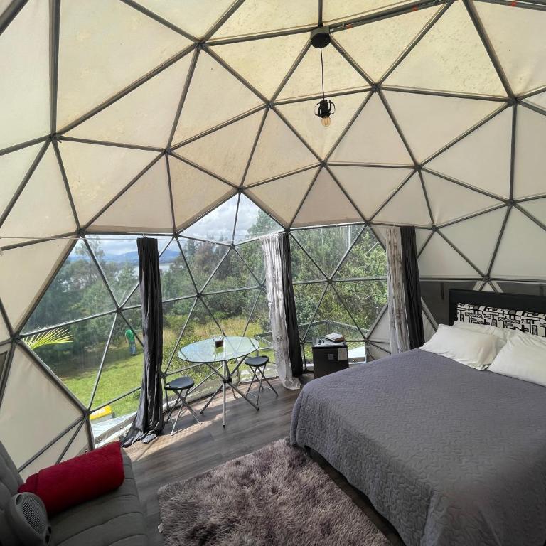 El Alpino Cabaña Glamping & Camping - Habitación Doble con balcón - 31