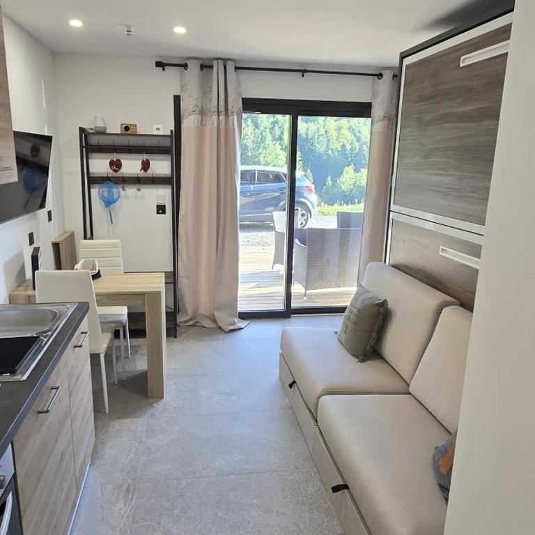 L'Aiguillon - Studio avec Jacuzzi pour 2 personnes et enfants proche stations - Idéal couple avec 1 enfant - Studio Familial - 13