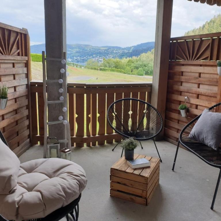 bel appartement avec vue sur lac et piste 4 a 6 pers - Appartement 2 Chambres - 1